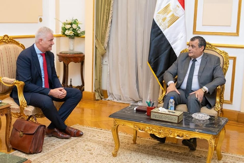 وزير الإنتاج الحربي يستقبل رئيس مجلس إدارة