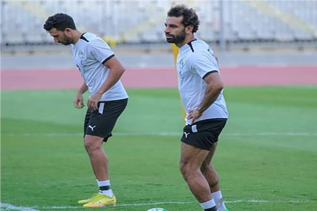 منتخب مصر يستعد لمواجهة ليبيريا