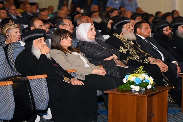وزيرة الهجرة تشارك في احتفالية الكنيسة القبطية الأرثوذكسية